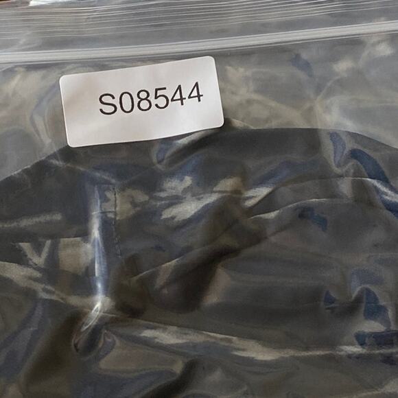 Banana Republic Womens Blouse Blue White Floral Key Holw Neck Long Sleeve L - Picture 13 of 13